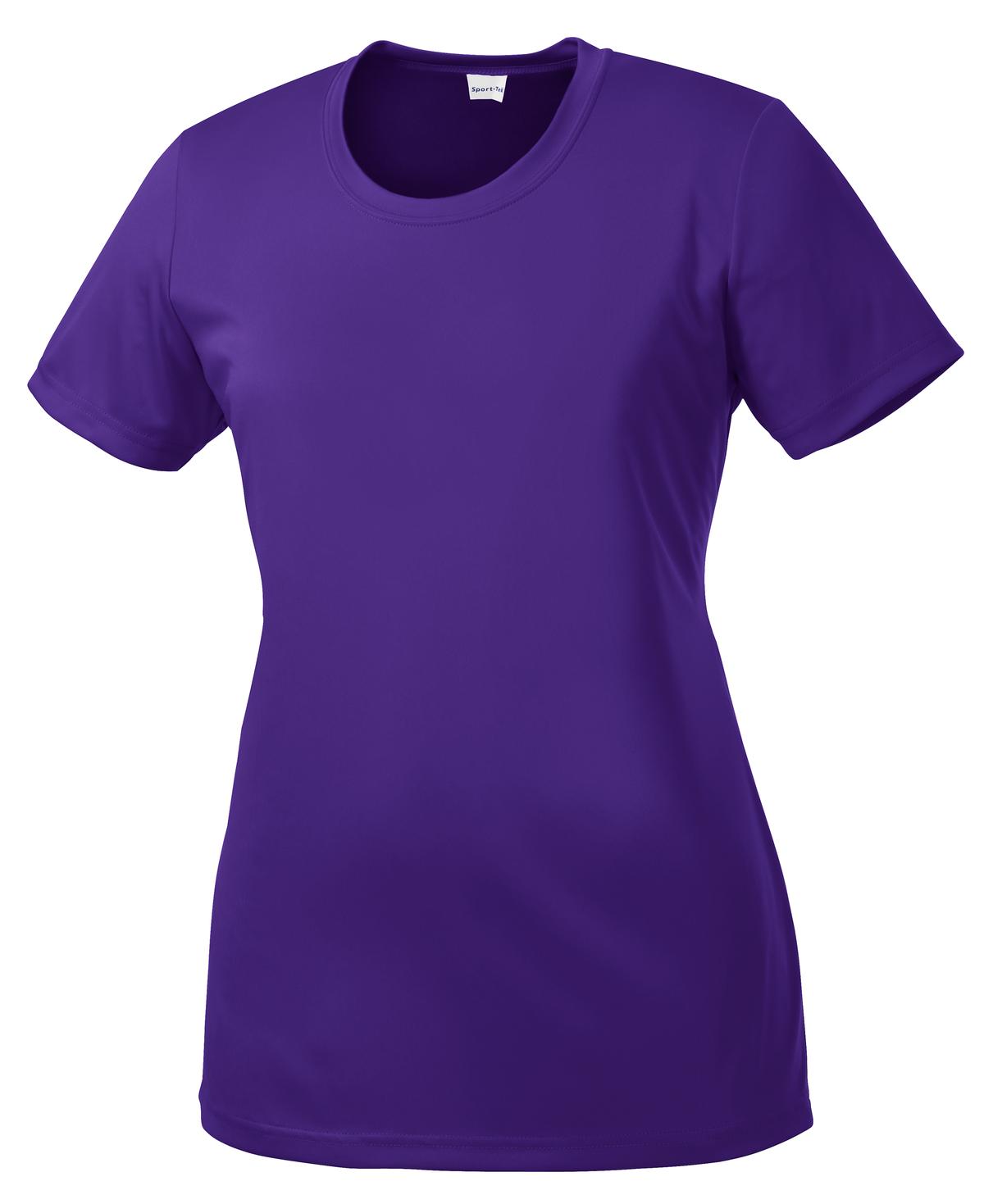 Sport-Tek Women's PosiCharge Competitor Tee. LST350 Purple
