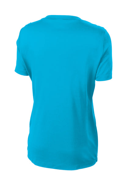 Sport-Tek Women's PosiCharge Competitor Tee. LST350 Atomic Blue