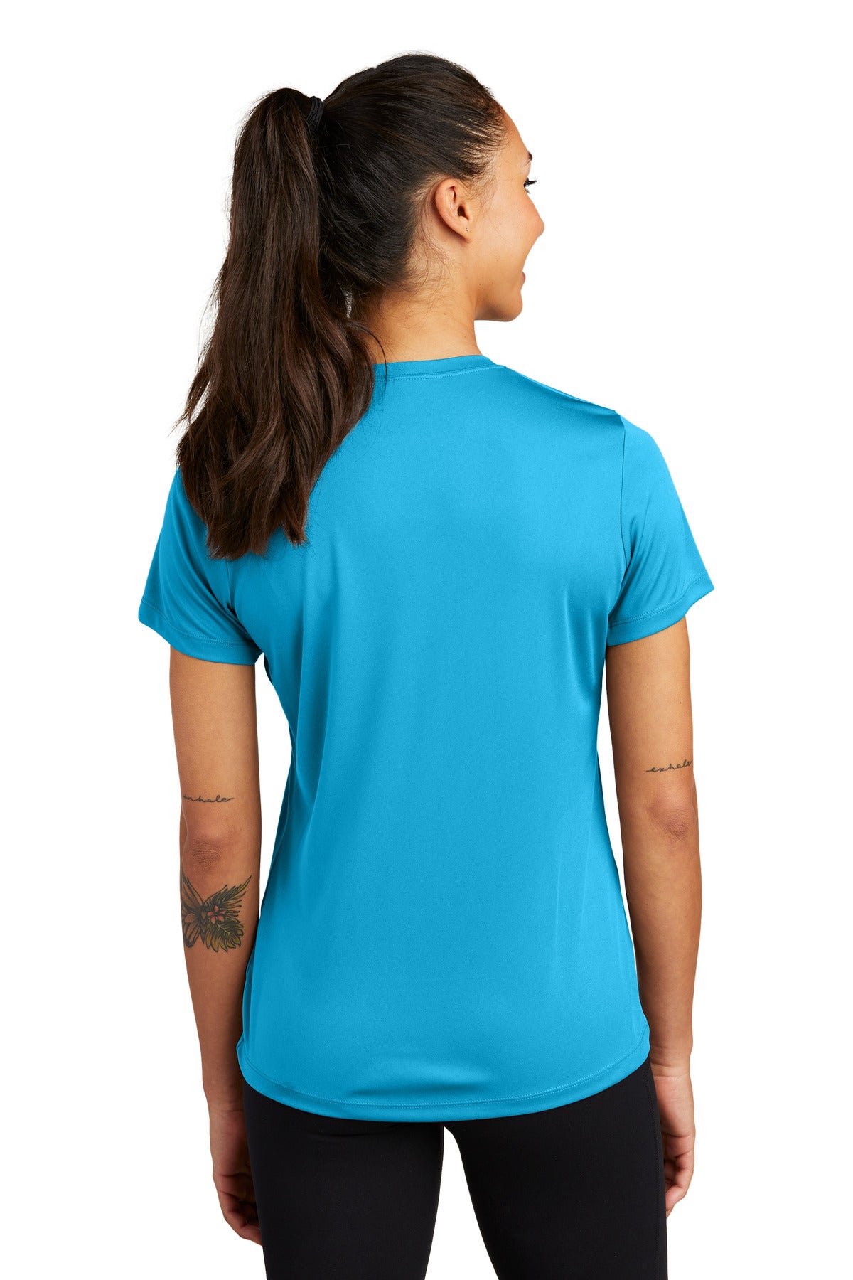Custom Embroidered Sport-Tek Women's PosiCharge Competitor Tee. LST350,Atomic Blue