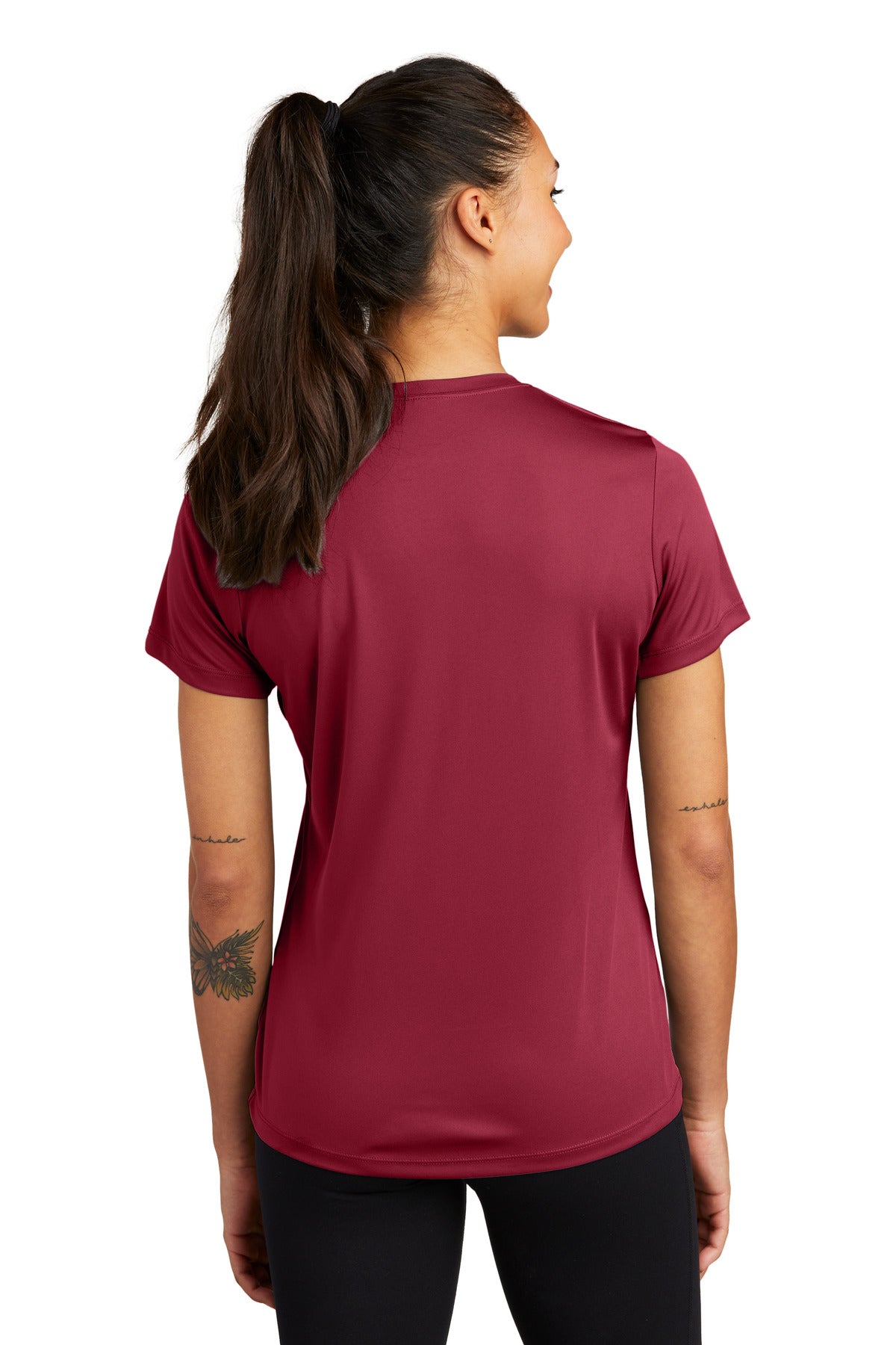 Custom Embroidered Sport-Tek Women's PosiCharge Competitor Tee. LST350,Cardinal