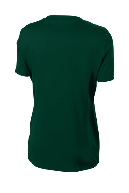 Sport-Tek Women's PosiCharge Competitor Tee. LST350 Forest Green
