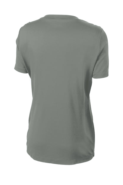 Sport-Tek Women's PosiCharge Competitor Tee. LST350 Grey Concrete