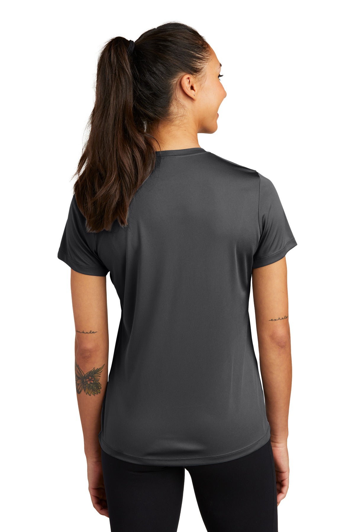 Custom Embroidered Sport-Tek Women's PosiCharge Competitor Tee. LST350,Iron Grey