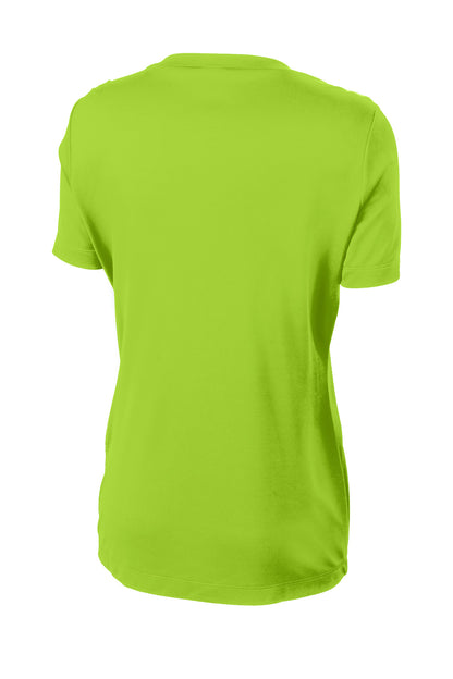 Sport-Tek Women's PosiCharge Competitor Tee. LST350 Lime Shock