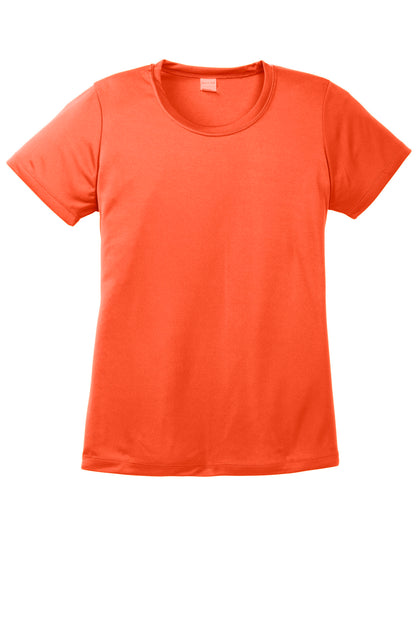 Sport-Tek Women's PosiCharge Competitor Tee. LST350 Neon Orange