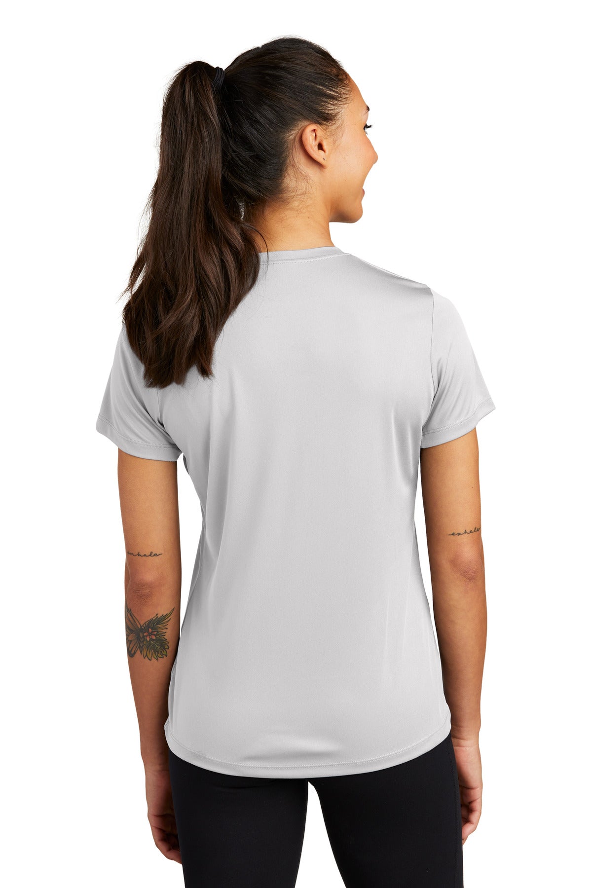 Custom Embroidered Sport-Tek Women's PosiCharge Competitor Tee. LST350,Silver