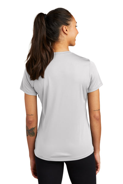 Custom Embroidered Sport-Tek Women's PosiCharge Competitor Tee. LST350,Silver