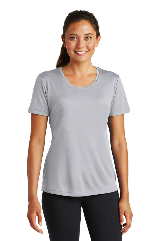 Sport-Tek Women's PosiCharge Competitor Tee. LST350 Silver