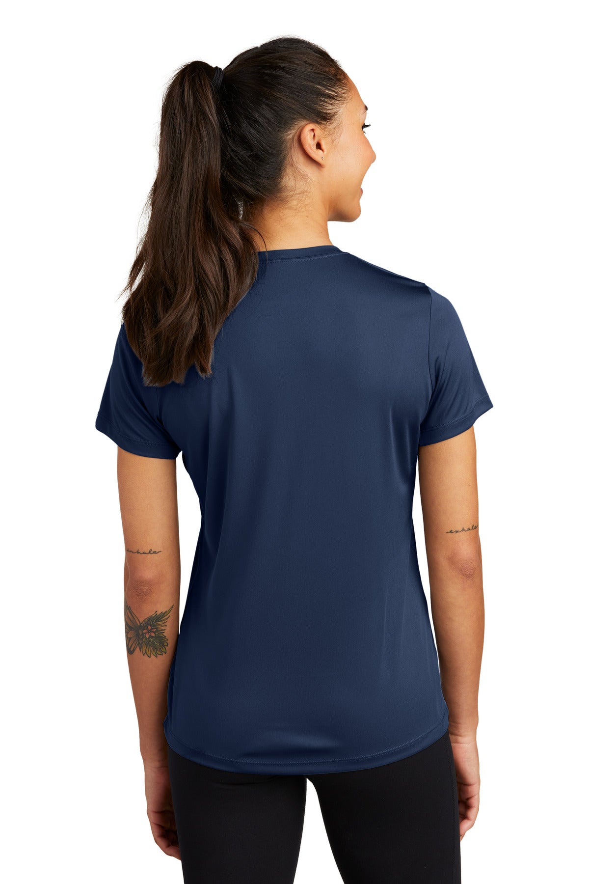 Custom Embroidered Sport-Tek Women's PosiCharge Competitor Tee. LST350,True Navy
