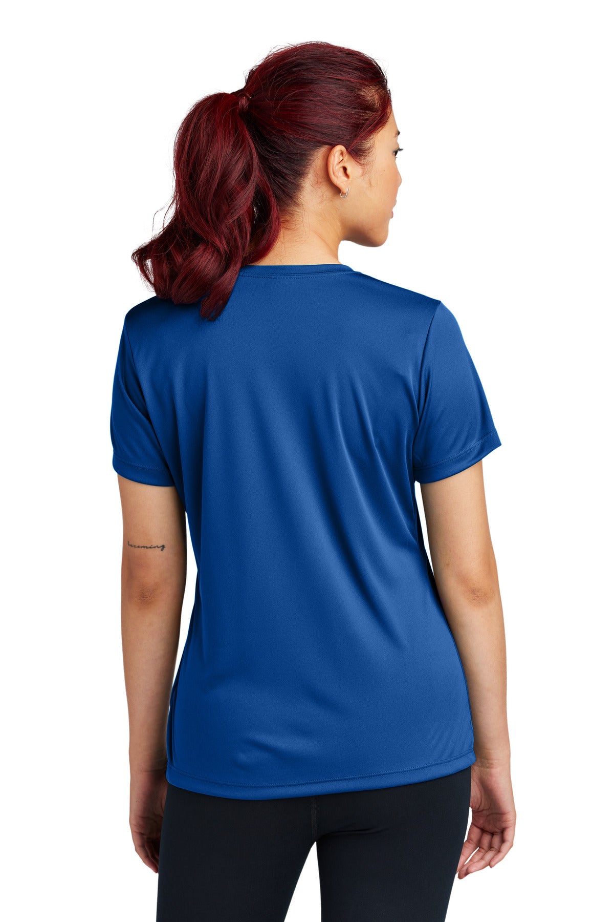 Custom Embroidered Sport-Tek Women's PosiCharge Competitor Tee. LST350,True Royal