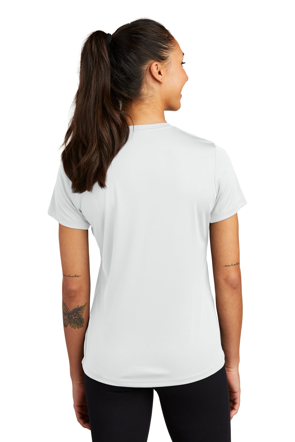 Custom Embroidered Sport-Tek Women's PosiCharge Competitor Tee. LST350,White