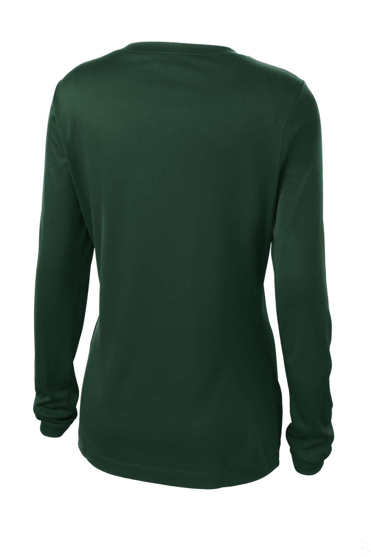 Sport-Tek Women's Long Sleeve PosiCharge Competitor V-Neck Tee. LST353LS Forest Green