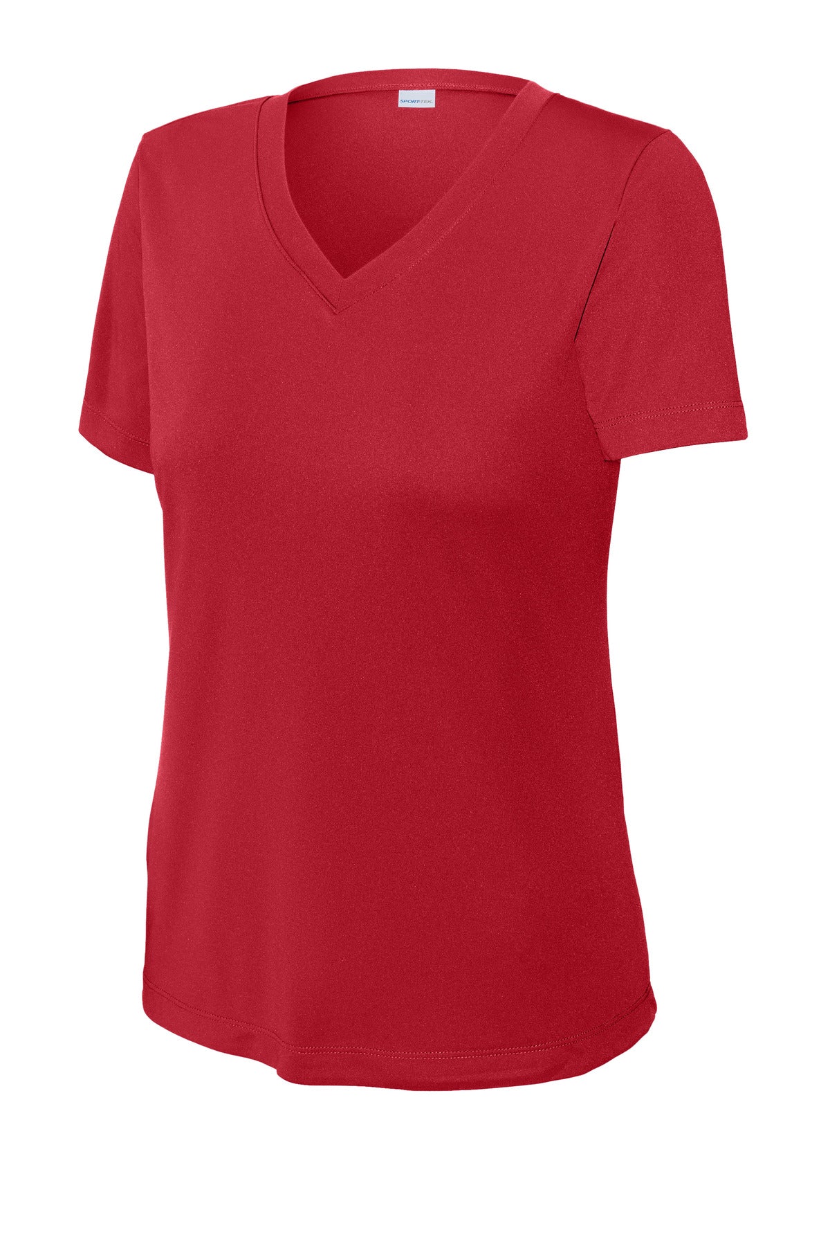 Sport-Tek Women's PosiCharge Competitor V-Neck Tee. LST353 Deep Red