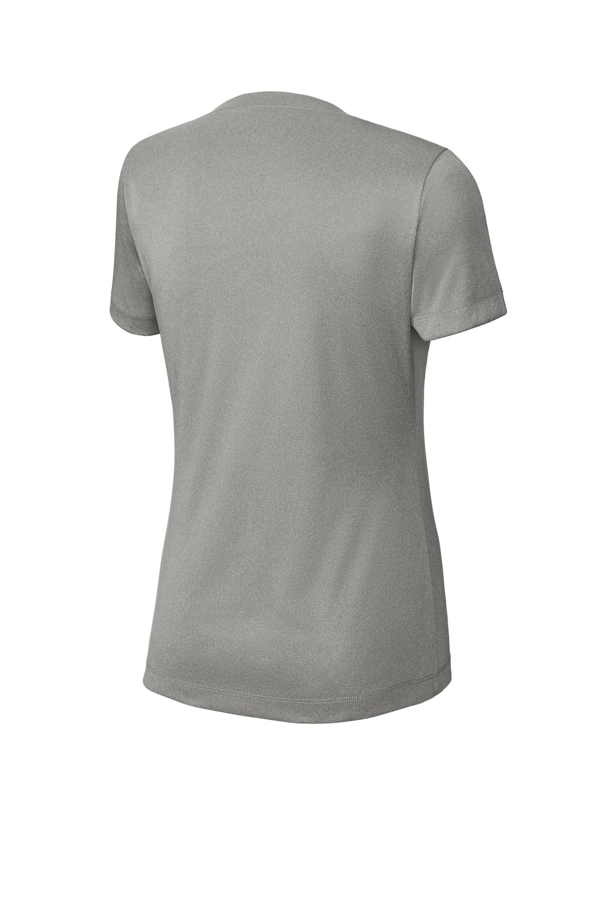 Sport-Tek Women's PosiCharge Competitor V-Neck Tee. LST353 Grey Concrete Heather