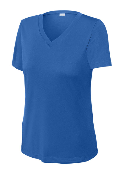 Sport-Tek Women's PosiCharge Competitor V-Neck Tee. LST353 True Royal