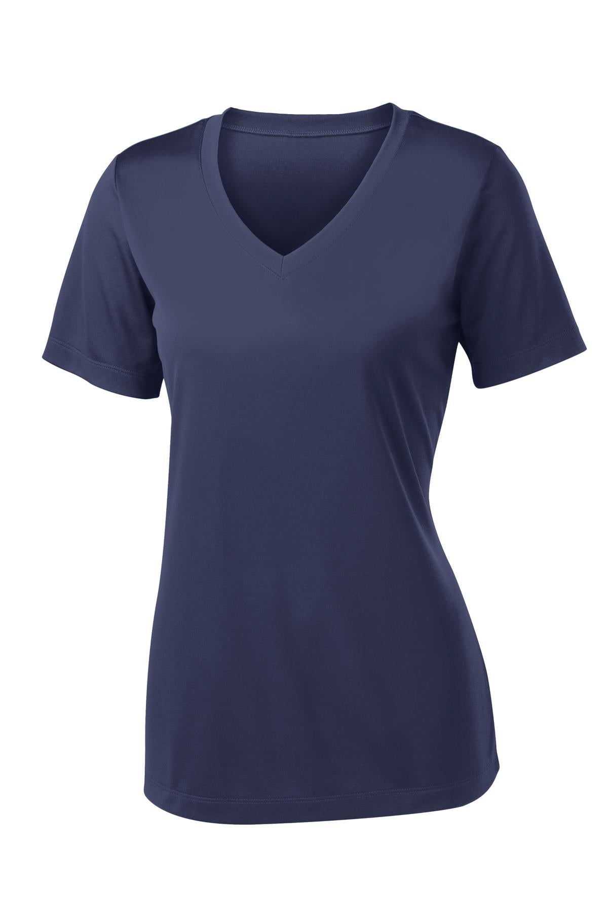 Sport-Tek Women's PosiCharge Competitor V-Neck Tee. LST353 True Navy