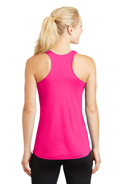 Custom Embroidered Sport-Tek Women's PosiCharge Competitor Racerback Tank. LST356,Neon Pink