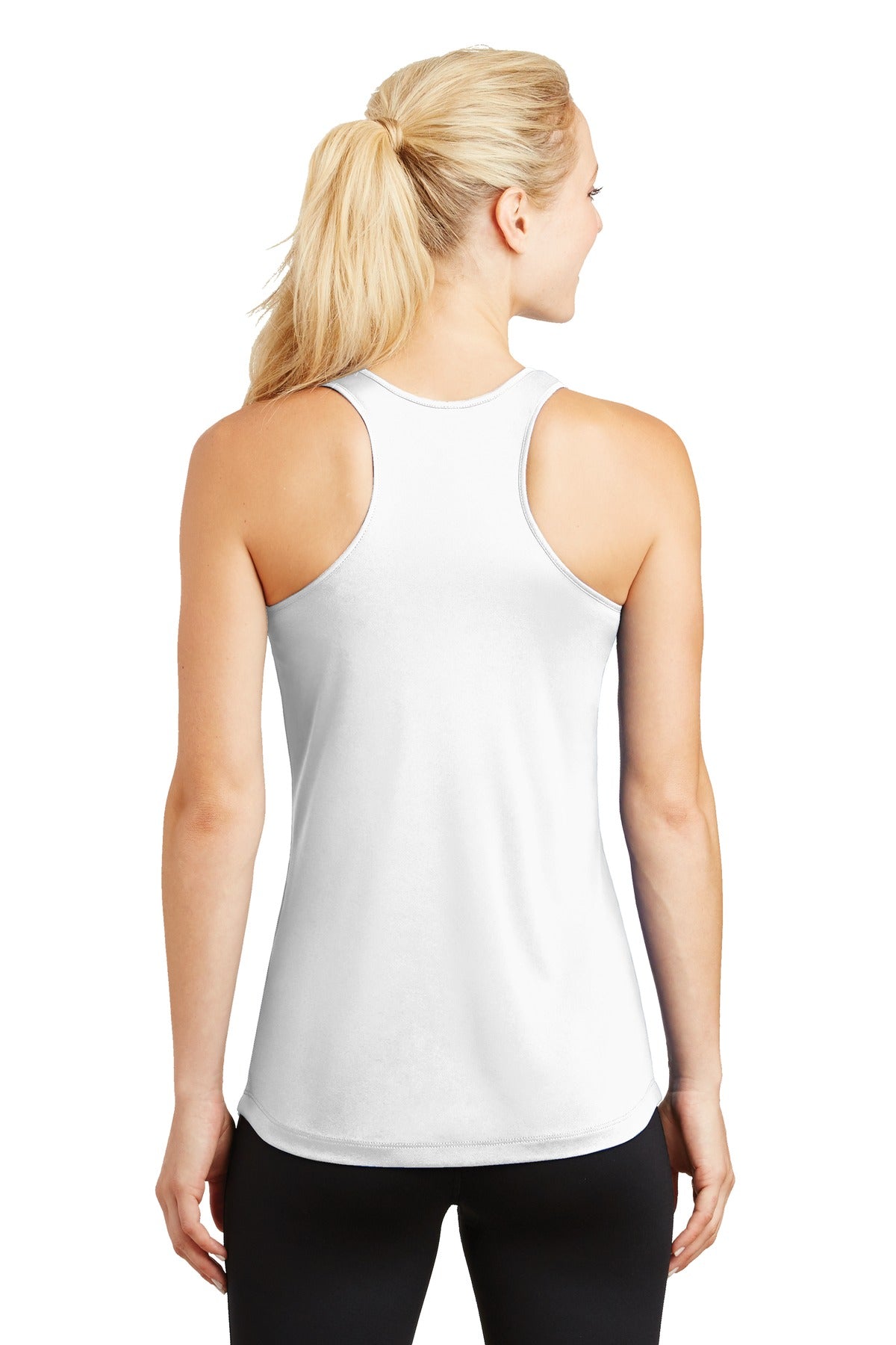 Custom Embroidered Sport-Tek Women's PosiCharge Competitor Racerback Tank. LST356,White