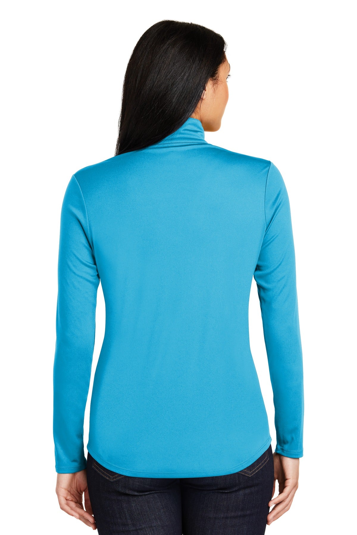 Custom Embroidered Sport-Tek Women's PosiCharge Competitor 1/4-Zip Pullover. LST357,Atomic Blue