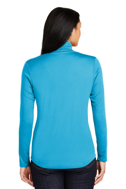 Custom Embroidered Sport-Tek Women's PosiCharge Competitor 1/4-Zip Pullover. LST357,Atomic Blue