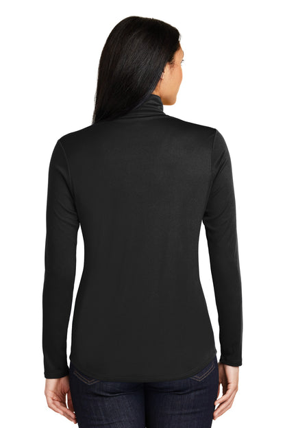 Custom Embroidered Sport-Tek Women's PosiCharge Competitor 1/4-Zip Pullover. LST357,Black