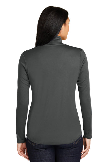 Custom Embroidered Sport-Tek Women's PosiCharge Competitor 1/4-Zip Pullover. LST357,Iron Grey