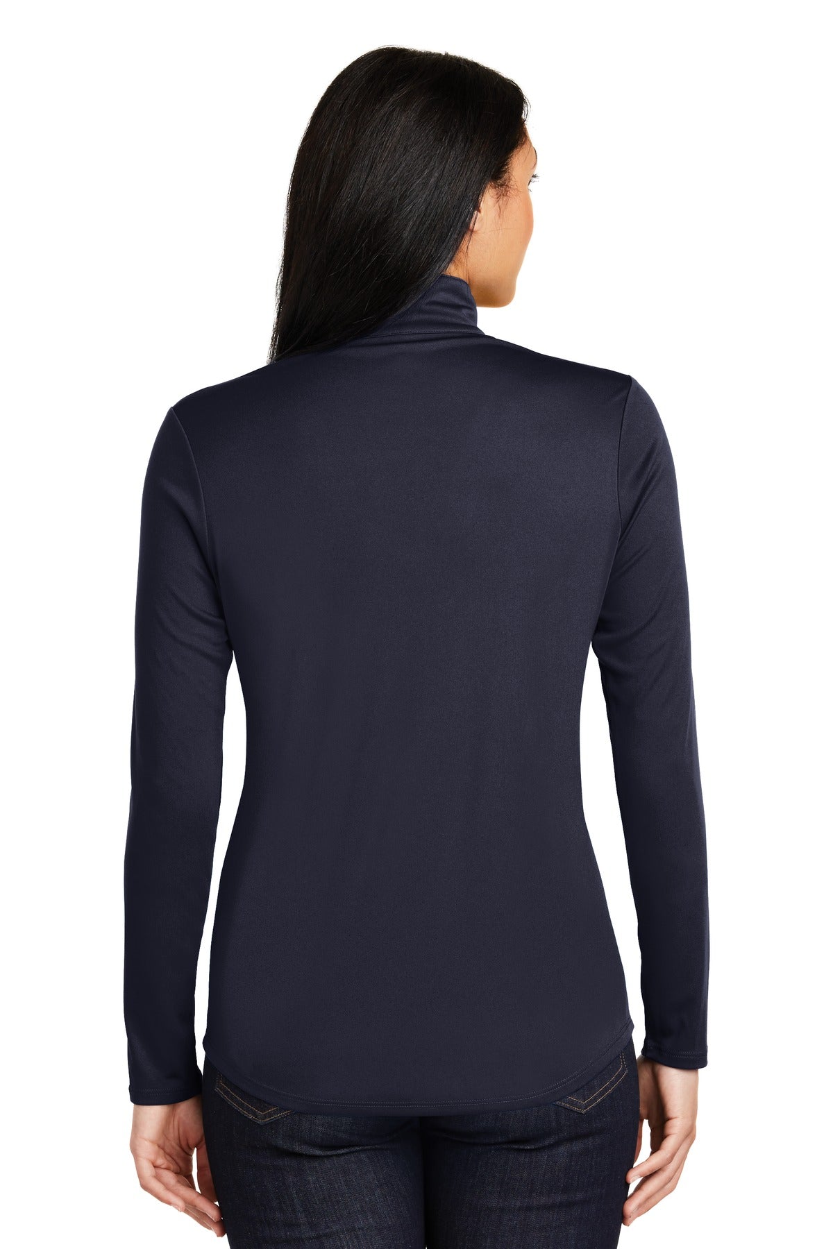 Custom Embroidered Sport-Tek Women's PosiCharge Competitor 1/4-Zip Pullover. LST357,True Navy