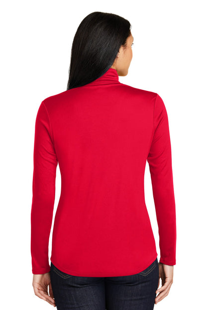 Custom Embroidered Sport-Tek Women's PosiCharge Competitor 1/4-Zip Pullover. LST357,True Red