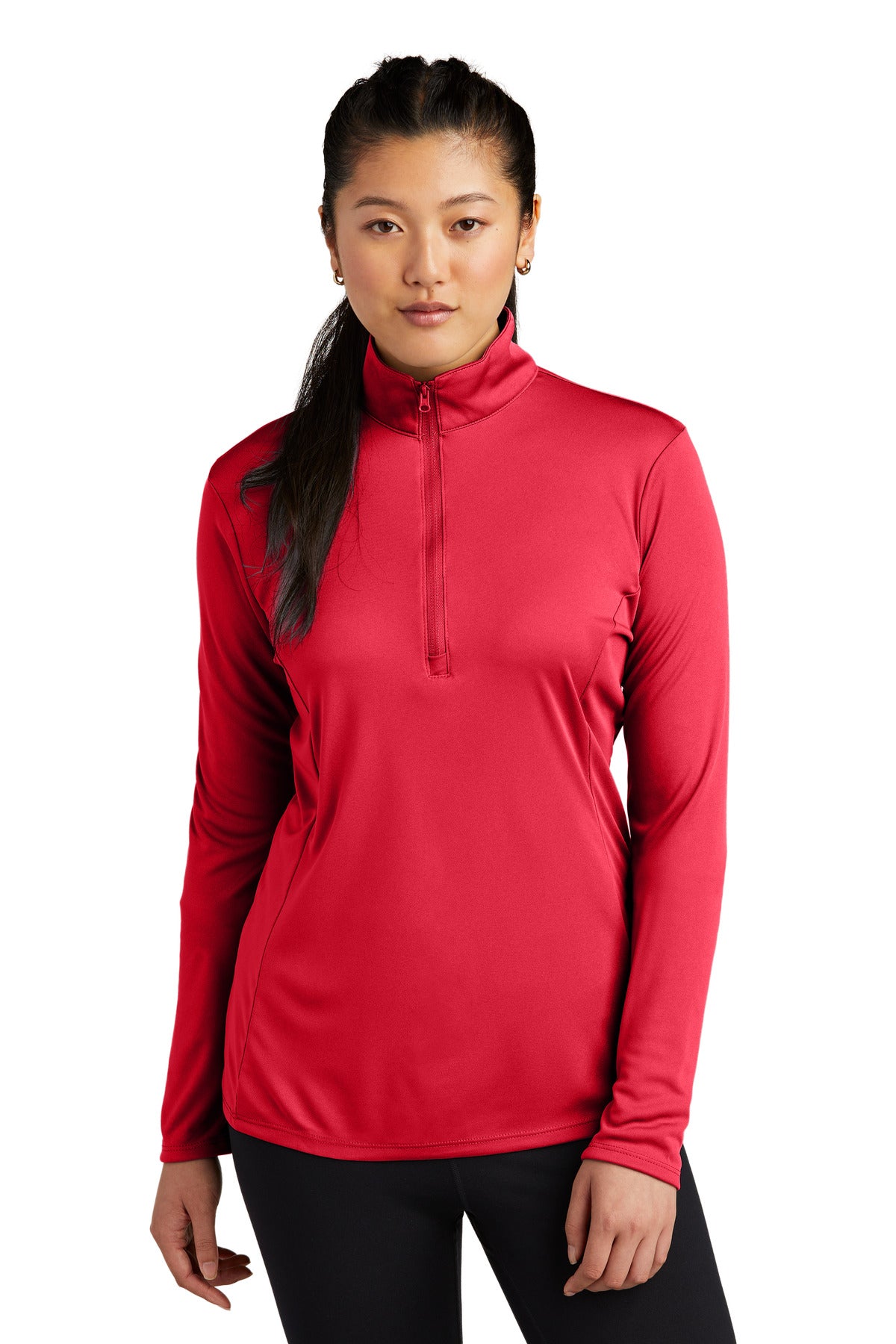 Sport-Tek Women's PosiCharge Competitor 1/4-Zip Pullover. LST357