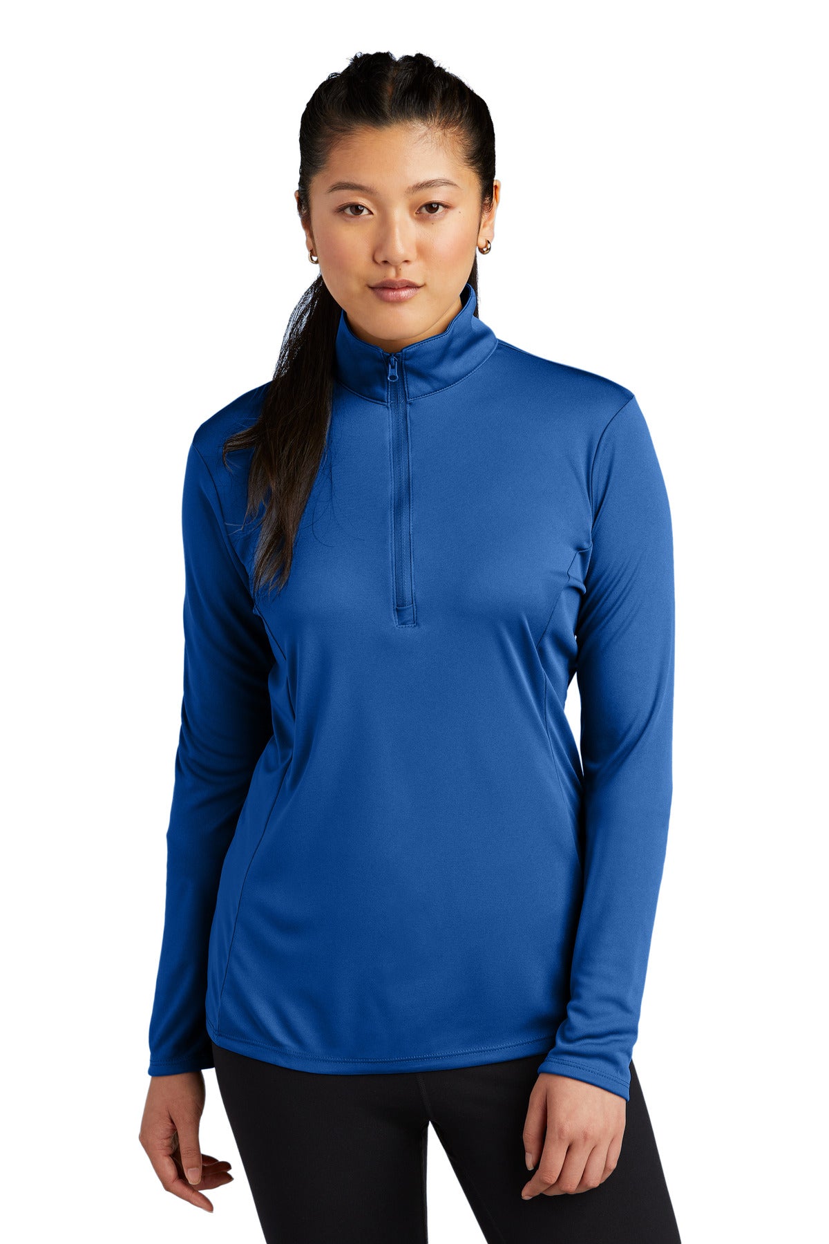 Sport-Tek Women's PosiCharge Competitor 1/4-Zip Pullover. LST357