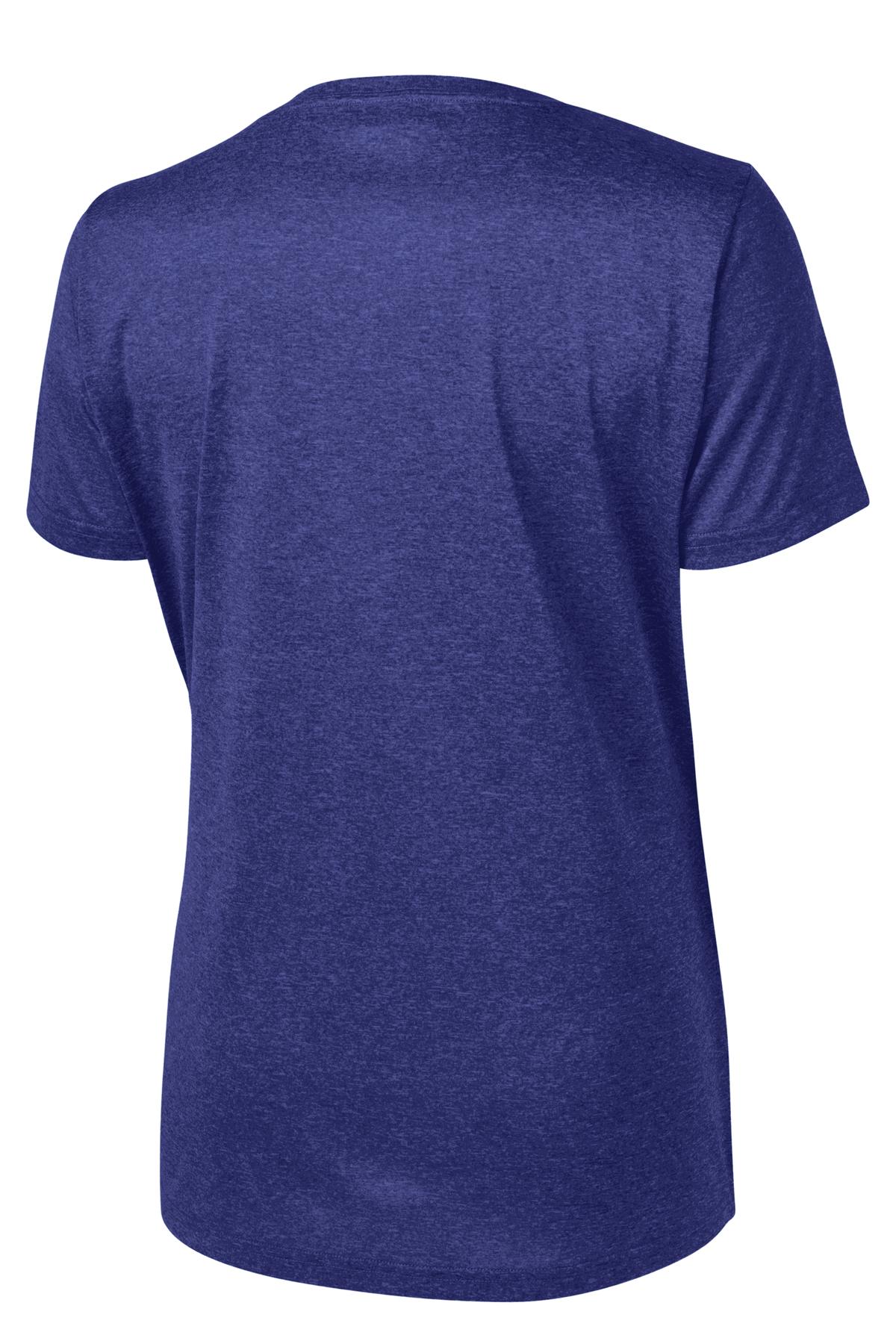 Sport-Tek Women's Heather Contender Scoop Neck Tee. LST360