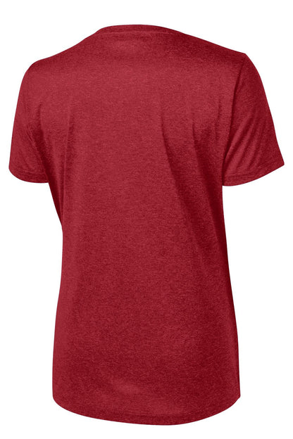 Sport-Tek Women's Heather Contender Scoop Neck Tee. LST360