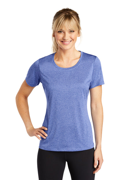 Sport-Tek Women's Heather Contender Scoop Neck Tee. LST360