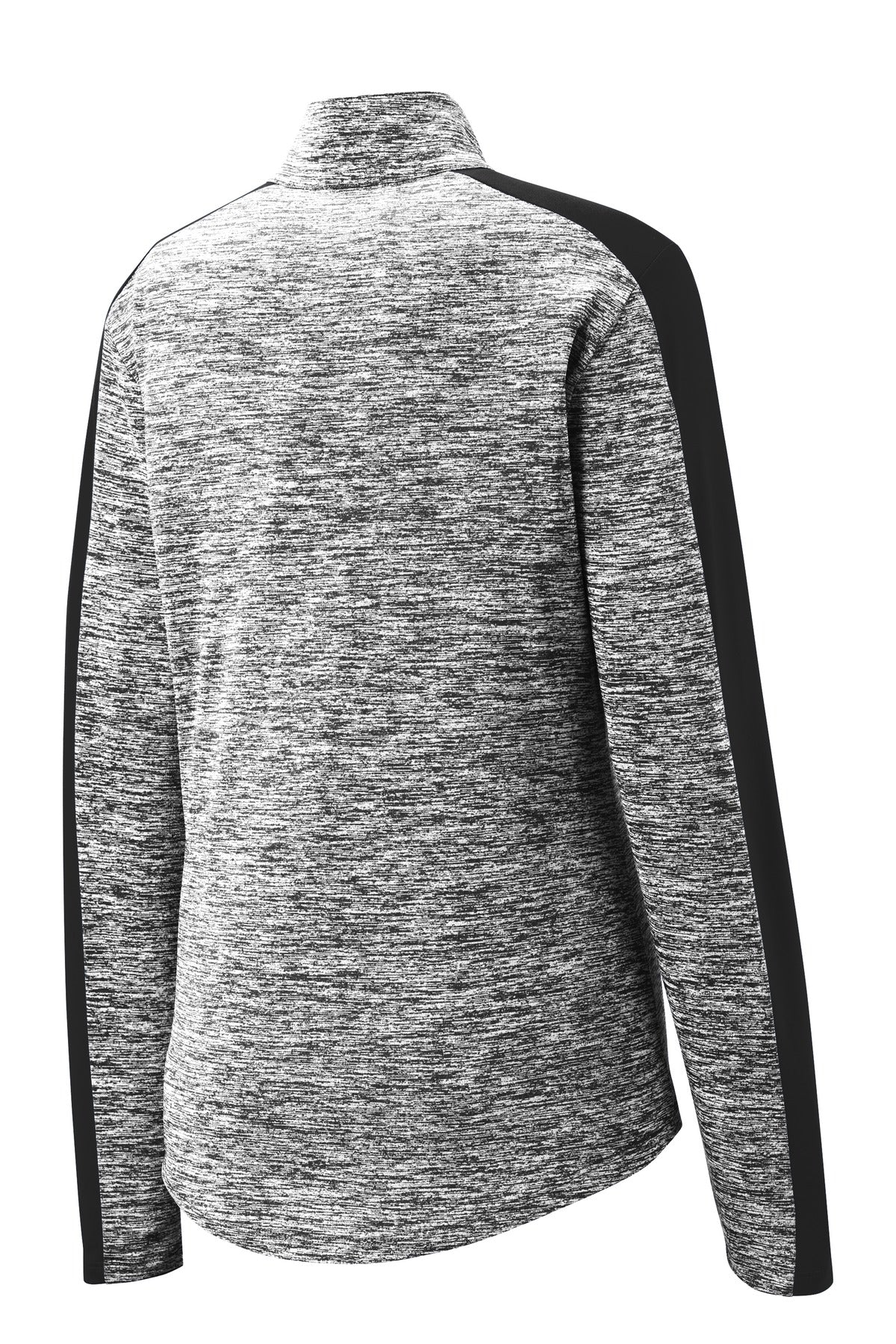 Sport-Tek Women's PosiCharge Electric Heather Colorblock 1/4-Zip Pullover. LST397