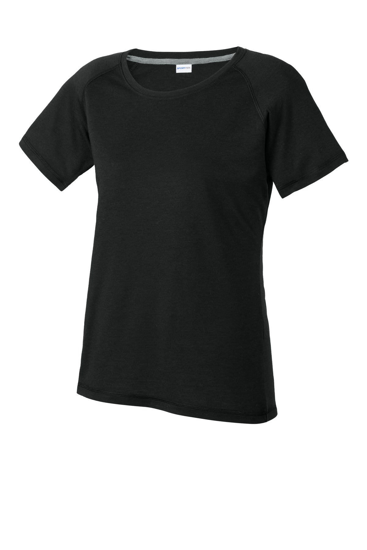 Custom Embroidered Sport-Tek T-Shirts  in Black Triad Solid