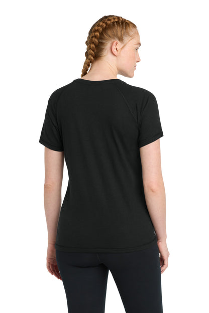 Custom Embroidered Sport-Tek T-Shirts  in Black Triad Solid