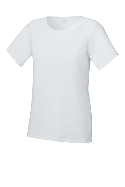 Custom Embroidered Sport-Tek T-Shirts  in White Triad Solid