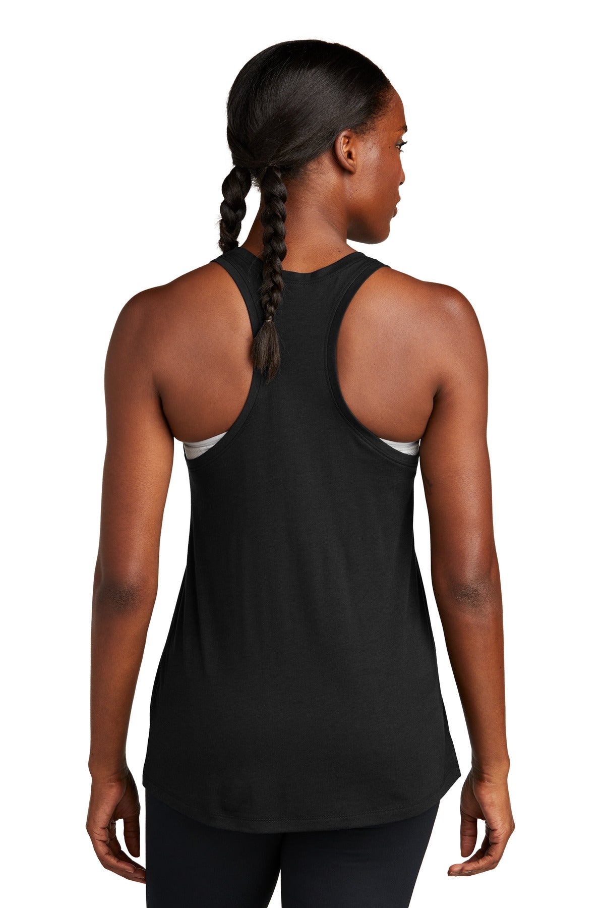 Custom Embroidered Sport-Tek  Women's PosiCharge  Tri-Blend Wicking Tank. LST402,Black Triad Solid