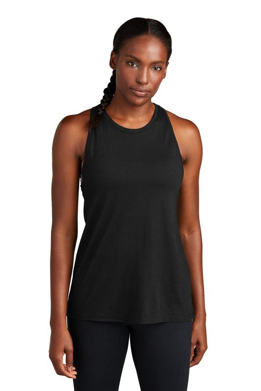 Sport-Tek  Women's PosiCharge  Tri-Blend Wicking Tank. LST402