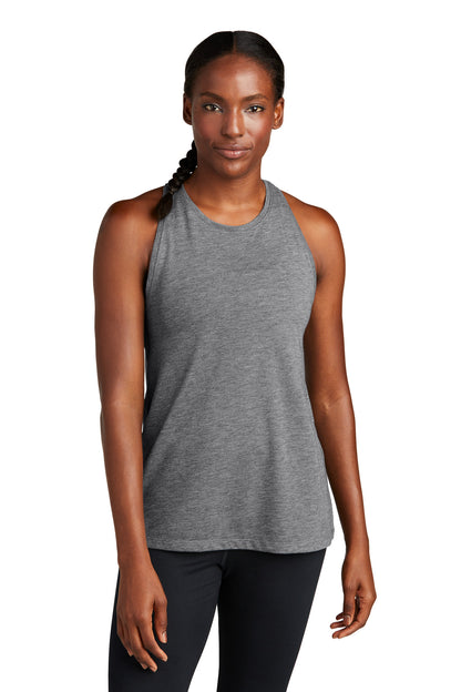 Sport-Tek  Women's PosiCharge  Tri-Blend Wicking Tank. LST402