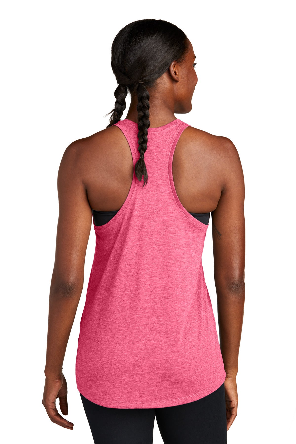 Custom Embroidered Sport-Tek  Women's PosiCharge  Tri-Blend Wicking Tank. LST402,Pink Raspberry Heather