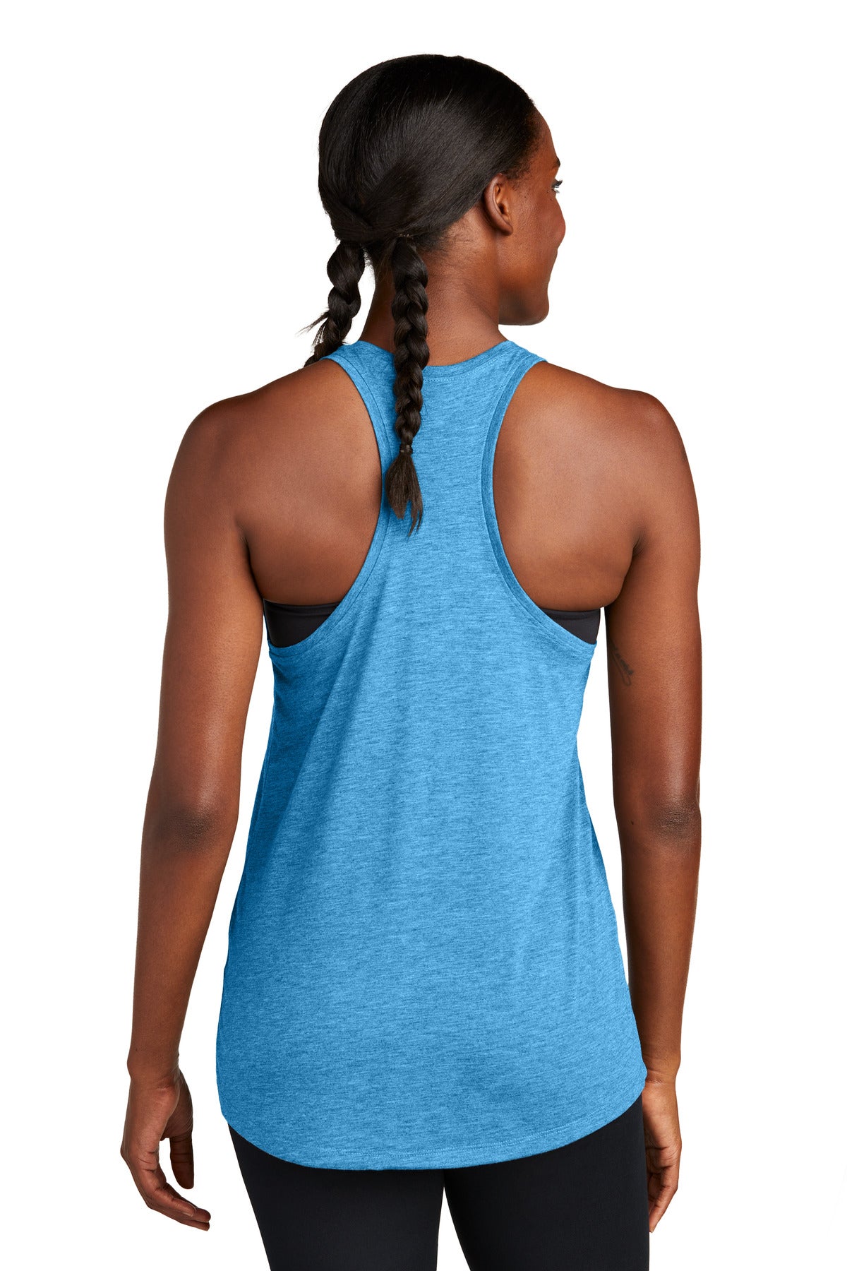 Custom Embroidered Sport-Tek  Women's PosiCharge  Tri-Blend Wicking Tank. LST402,Pond Blue Heather