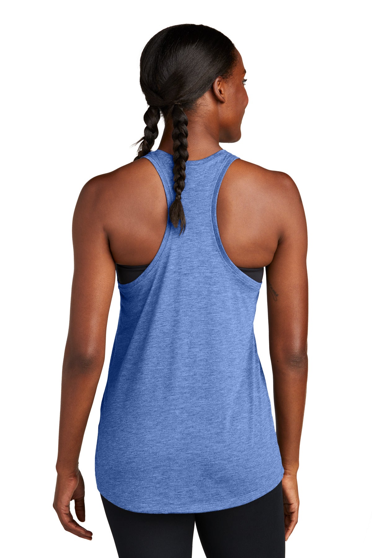 Custom Embroidered Sport-Tek  Women's PosiCharge  Tri-Blend Wicking Tank. LST402,True Royal Heather