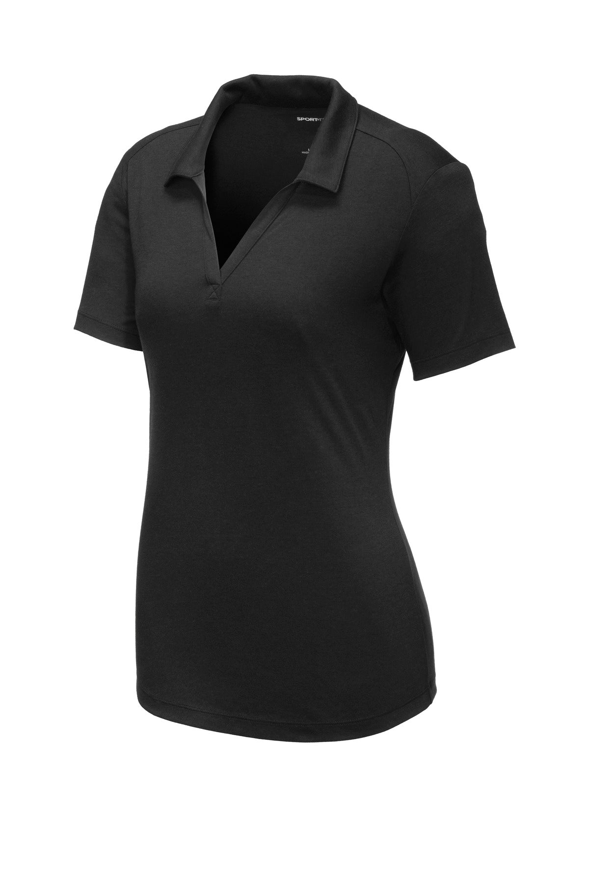 Sport-Tek  Women's PosiCharge  Tri-Blend Wicking Polo. LST405