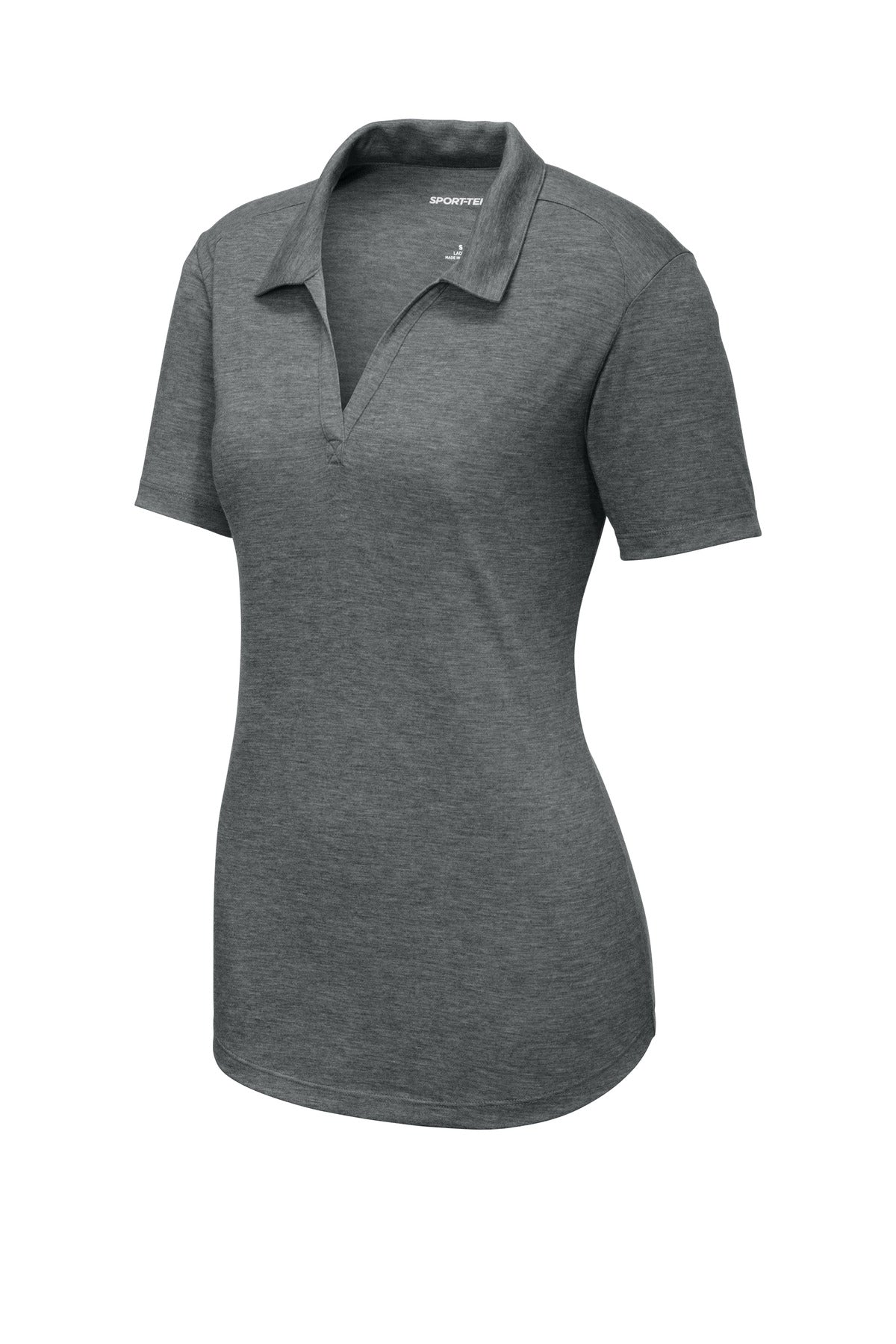 Sport-Tek  Women's PosiCharge  Tri-Blend Wicking Polo. LST405
