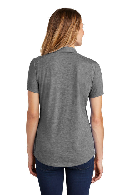 Custom Embroidered Sport-Tek  Women's PosiCharge  Tri-Blend Wicking Polo. LST405,Dark Grey Heather