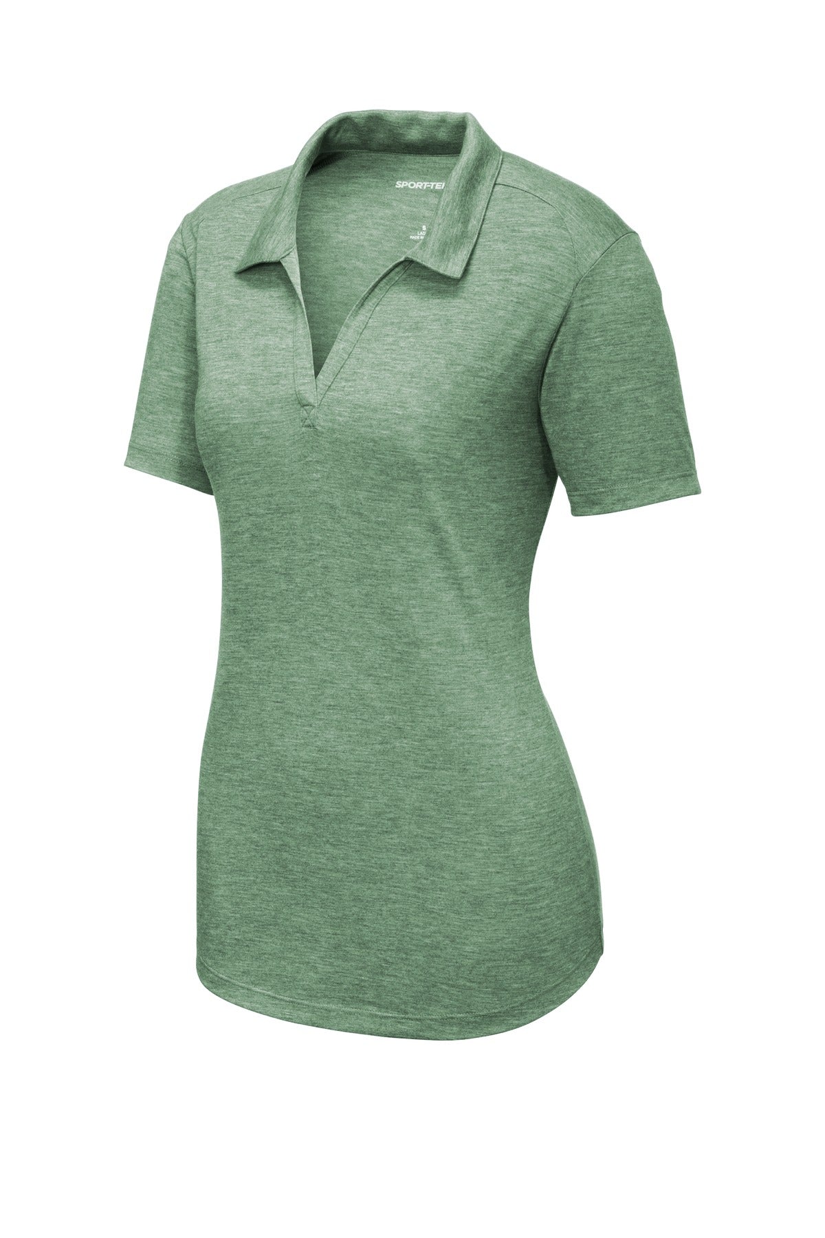 Sport-Tek  Women's PosiCharge  Tri-Blend Wicking Polo. LST405
