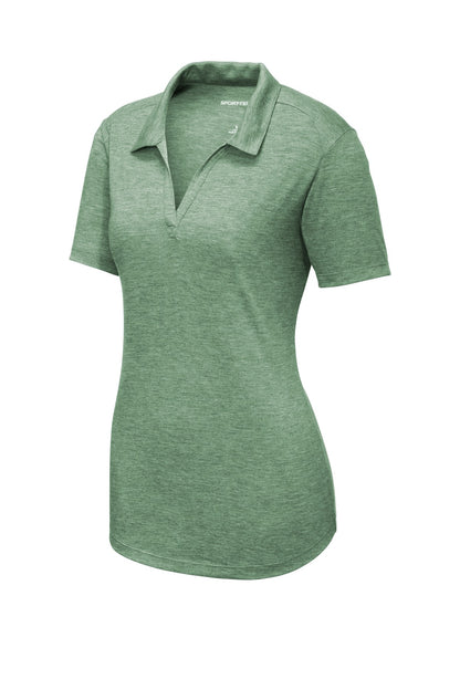 Sport-Tek  Women's PosiCharge  Tri-Blend Wicking Polo. LST405
