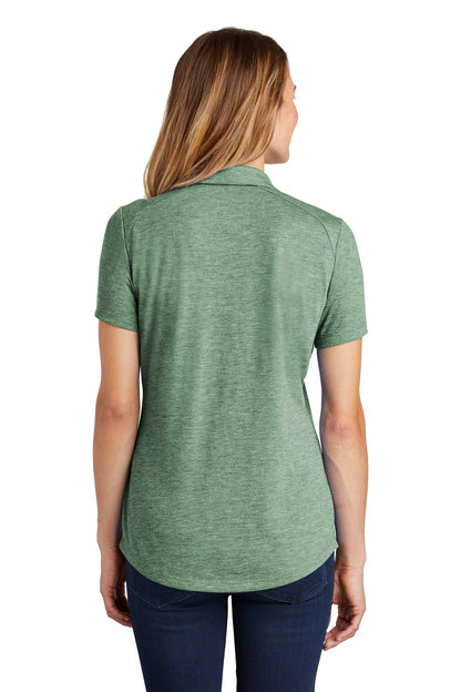 Custom Embroidered Sport-Tek  Women's PosiCharge  Tri-Blend Wicking Polo. LST405,Forest Green Heather