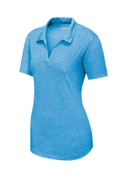 Sport-Tek  Women's PosiCharge  Tri-Blend Wicking Polo. LST405